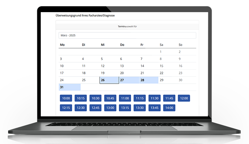 Screenshot Terminportal