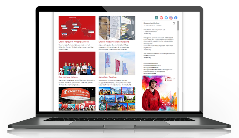 Screenshot Social Wall