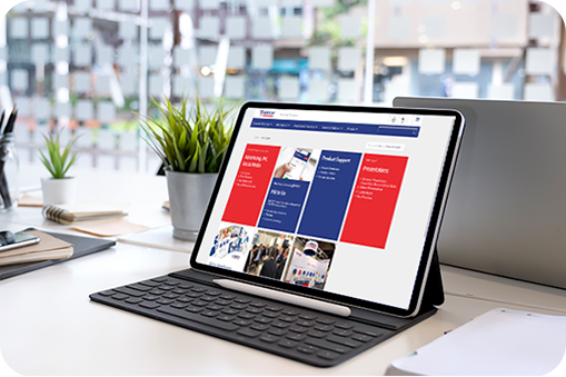Laptop Arbeitsplatz mit geöffnetem BERICAP Intranet