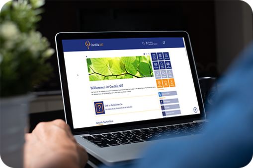 Screenshot Contilia Intranet