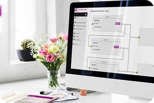 Evonik Produktdatenblätter mit Panvision Komponentenbibliothek