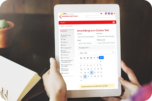 Online-Terminbuchung bei den Knappschaftskrankenhäusern