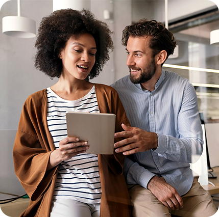 Bild Tablet mit Dokumenten